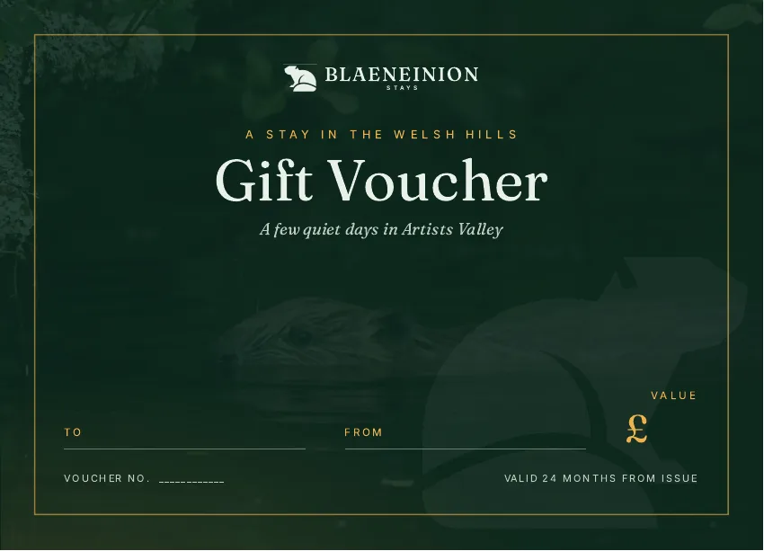 Blaeneinion gift vouchers