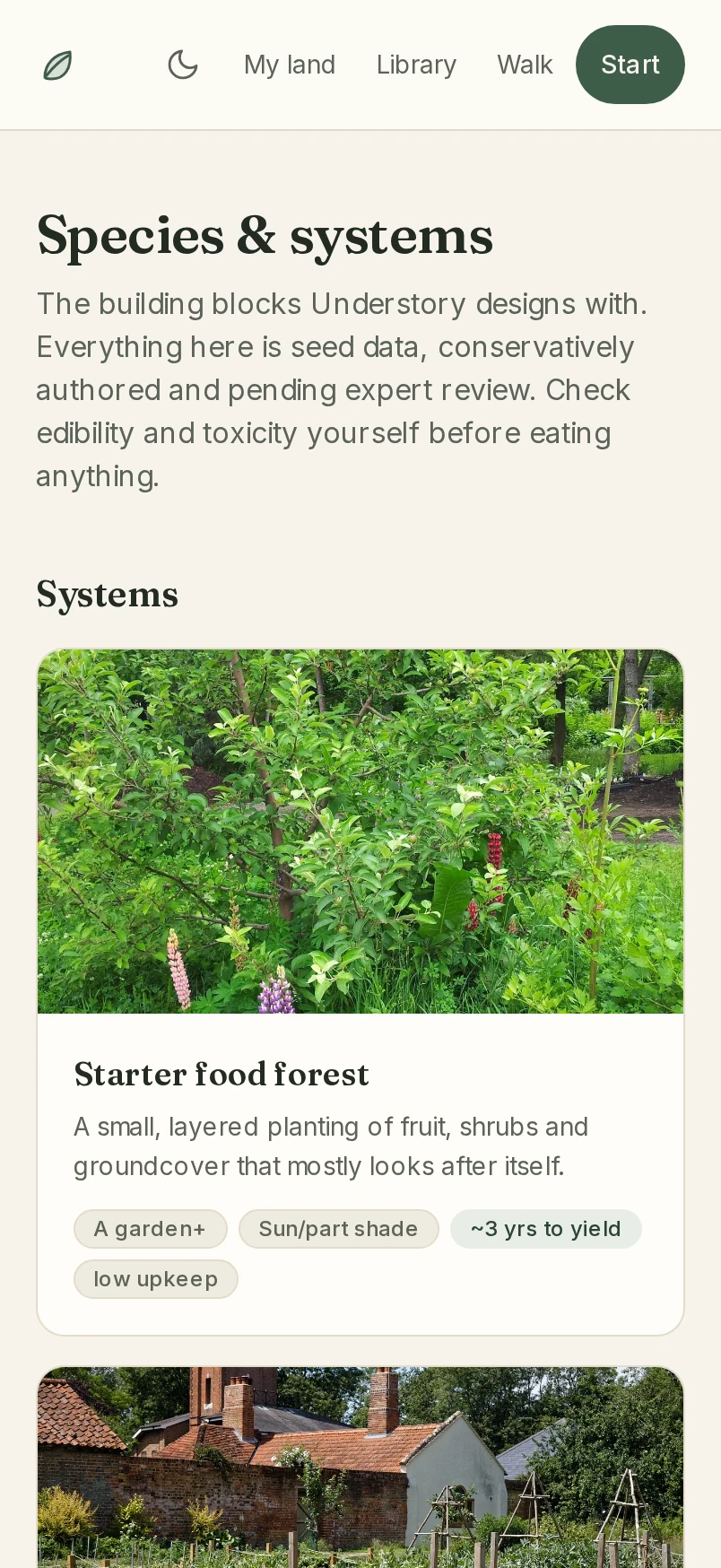 Understory app